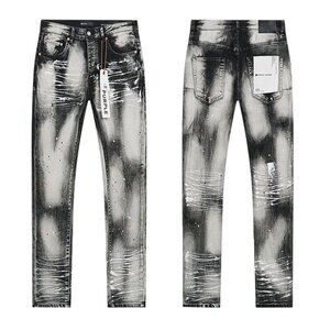 Men's Black Distressed Jeans